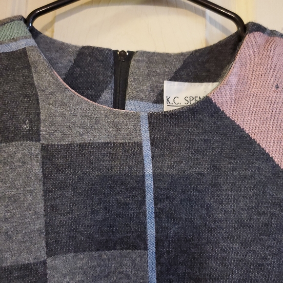 KC Spencer New York dresses. Aztek Abstract Geometric Southwest Multicolor Dress - Picture 6 of 7